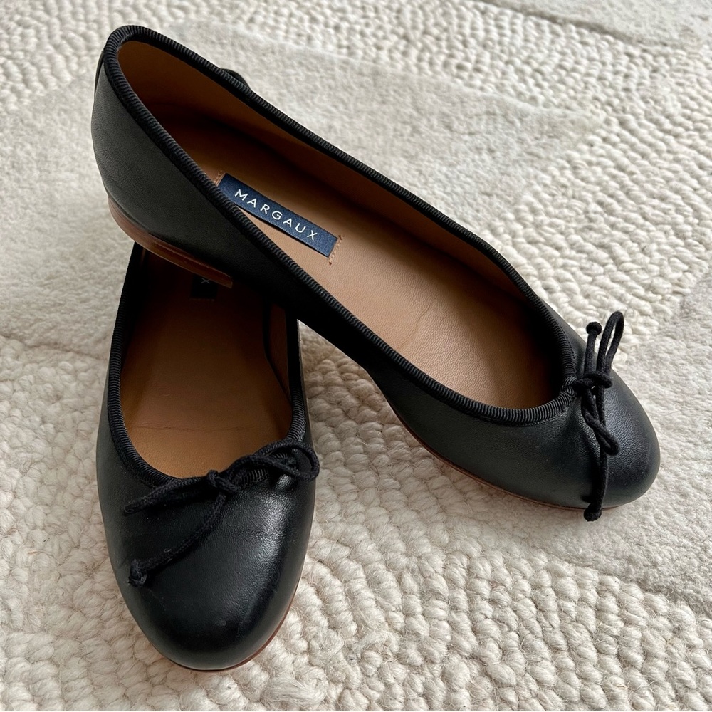 Margaux The Demi Black Ballet Flats 37